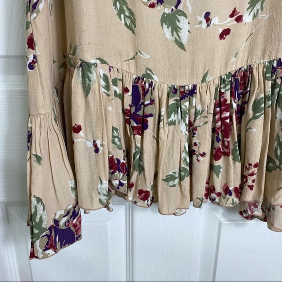 Faithful the Brand Floral Tie Strap Mini Dress size XS - Picture 2 of 7